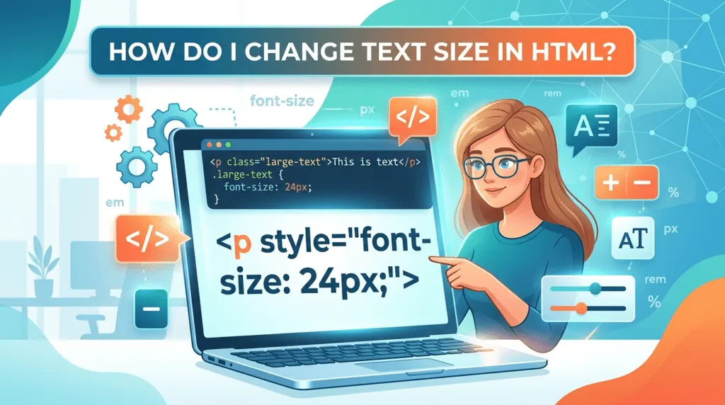 Changing text size in HTML with inline CSS