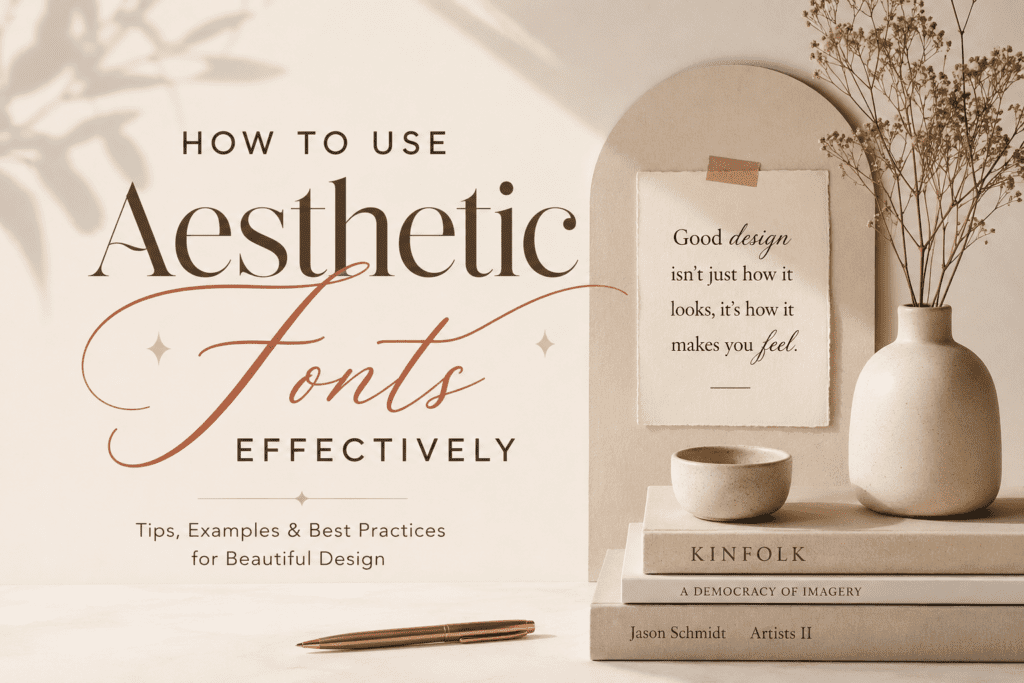 Aesthetic Fonts: The Ultimate Guide for Social Media