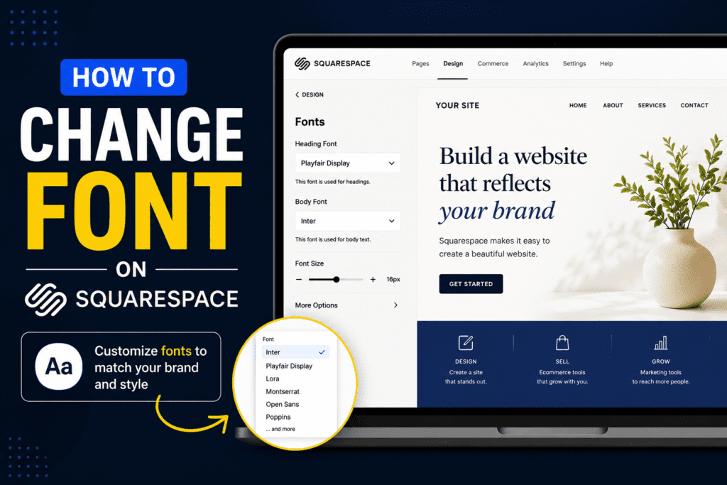 Font on Squarespace