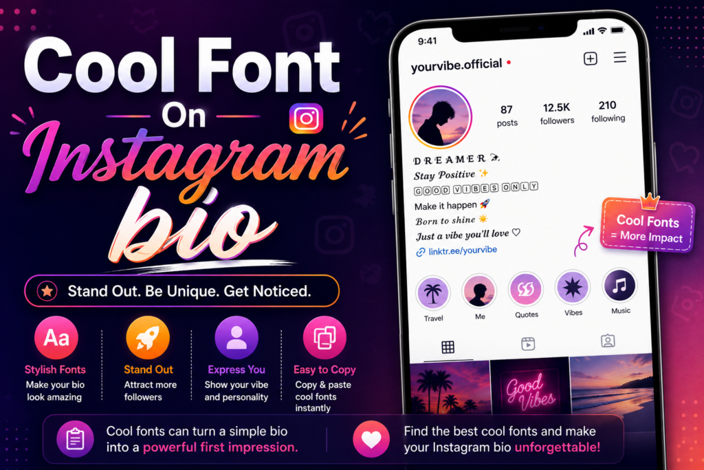 Best Fonts for Your Instagram Bio in 2026