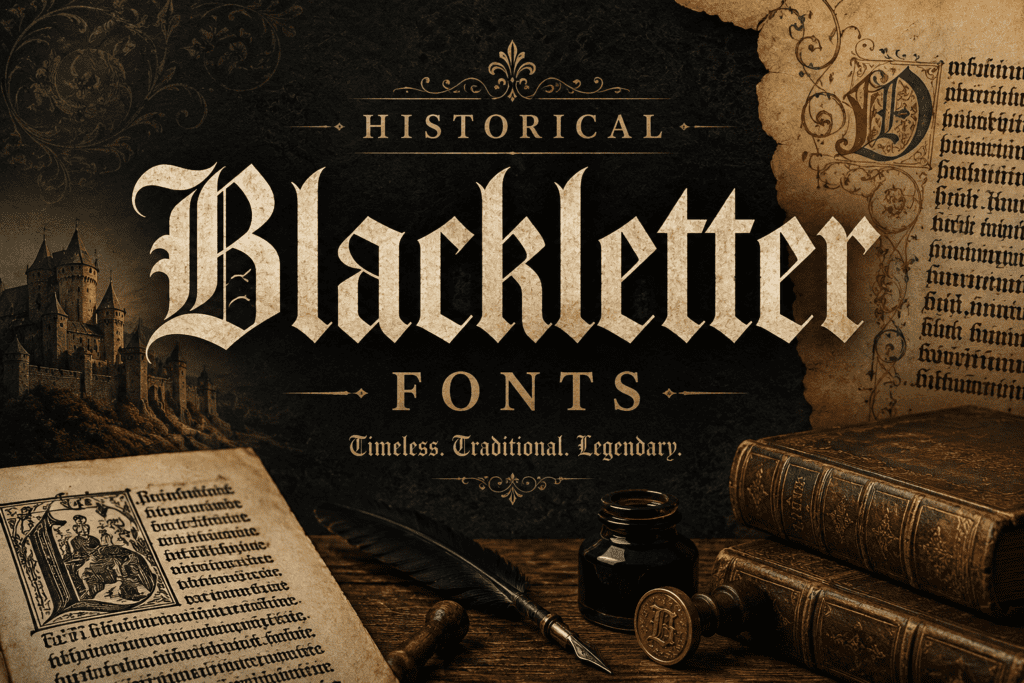A Brief History of Gothic & Blackletter Fonts