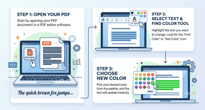 Font Color on PDF